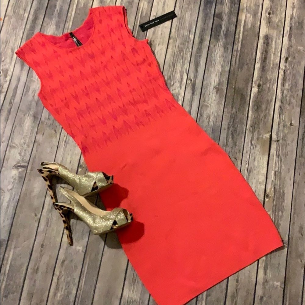 Host Pick!! NWT Andrew Marc Coral Bodycon Dress